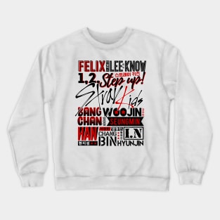 STRAY KIDS Font Collage Crewneck Sweatshirt